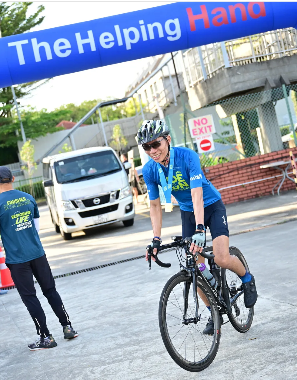 The Helping Hand cycling